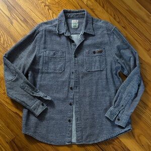 Dickies Blue Striped Shirt Heavyweight